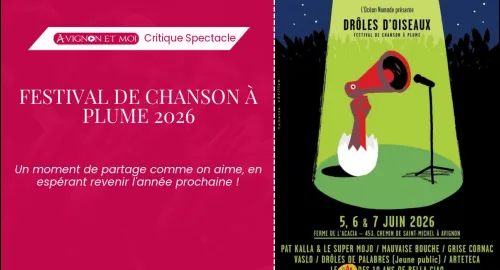 Critique spectacle : Festival de chanson à plume 2026