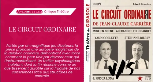 Critique théâtre : Le circuit ordinaire