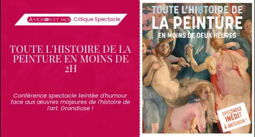 Critique spectacle : Toute l’histoire de la Peinture en moins de 2H